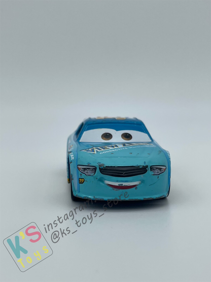 PRE-OWNED / LOOSE DISNEY PIXAR CARS - #39 VIEW ZEEN BUCK BEARINGLY CARS 3 - PLAYED CONDITION