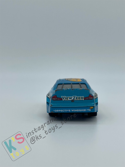 PRE-OWNED / LOOSE DISNEY PIXAR CARS - #39 VIEW ZEEN BUCK BEARINGLY CARS 3 - PLAYED CONDITION