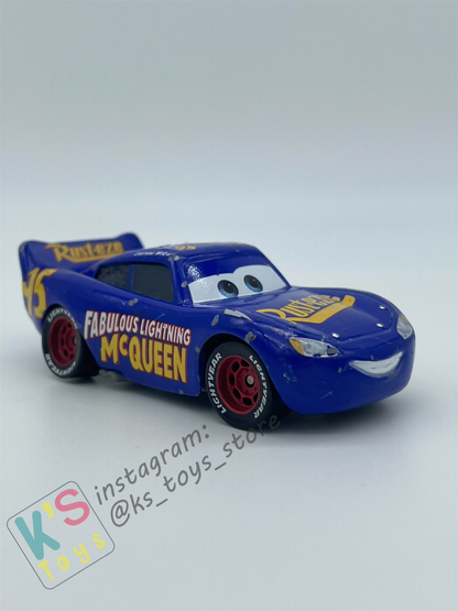 PRE-OWNED / LOOSE DISNEY PIXAR CARS - "FABULOUS LIGHTNING MCQUEEN" CARS 3 SERIES - PLAYED CONDITION