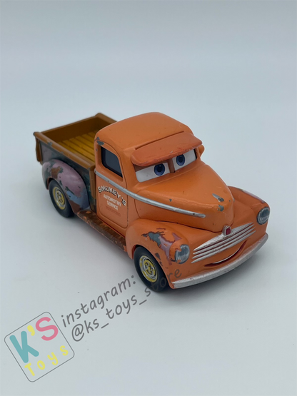 PRE-OWNED / LOOSE DISNEY PIXAR CARS - "SMOKEY (SHORT VARIANT)" CARS 3 SERIES - GOOD CONDITION