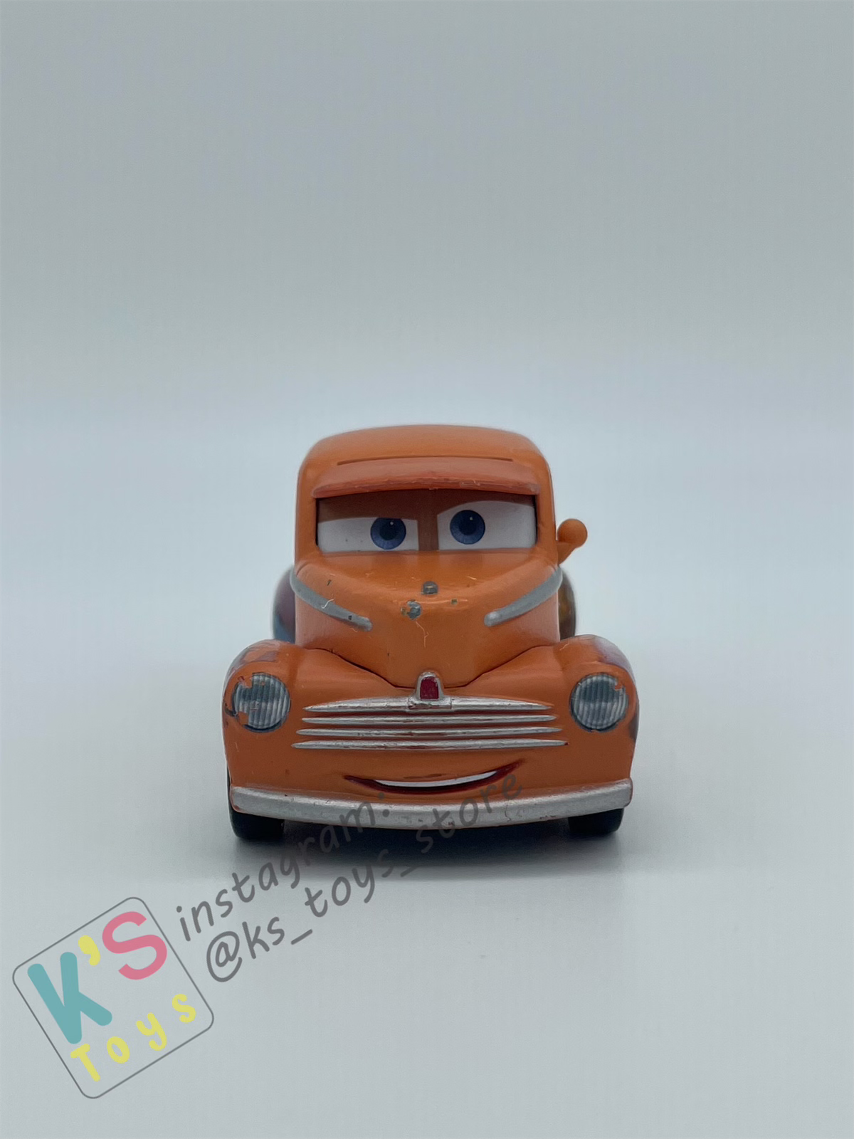 PRE-OWNED / LOOSE DISNEY PIXAR CARS - "SMOKEY (SHORT VARIANT)" CARS 3 SERIES - GOOD CONDITION