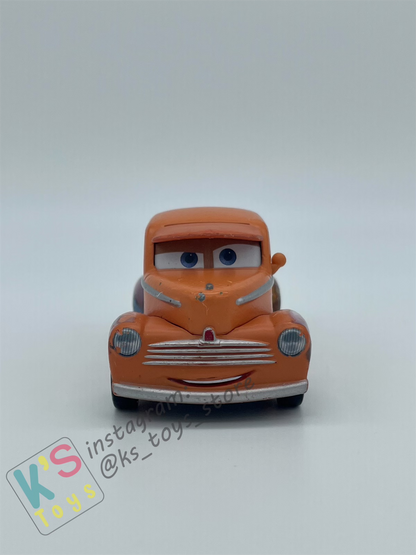 PRE-OWNED / LOOSE DISNEY PIXAR CARS - "SMOKEY (SHORT VARIANT)" CARS 3 SERIES - GOOD CONDITION