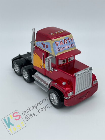 PRE-OWNED / LOOSE DISNEY PIXAR CARS - JOCKO FLOCKO MACK SEMI TRUCK CARS 3 - PLAYED CONDITION