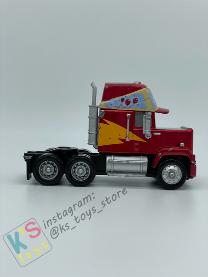 PRE-OWNED / LOOSE DISNEY PIXAR CARS - JOCKO FLOCKO MACK SEMI TRUCK CARS 3 - PLAYED CONDITION