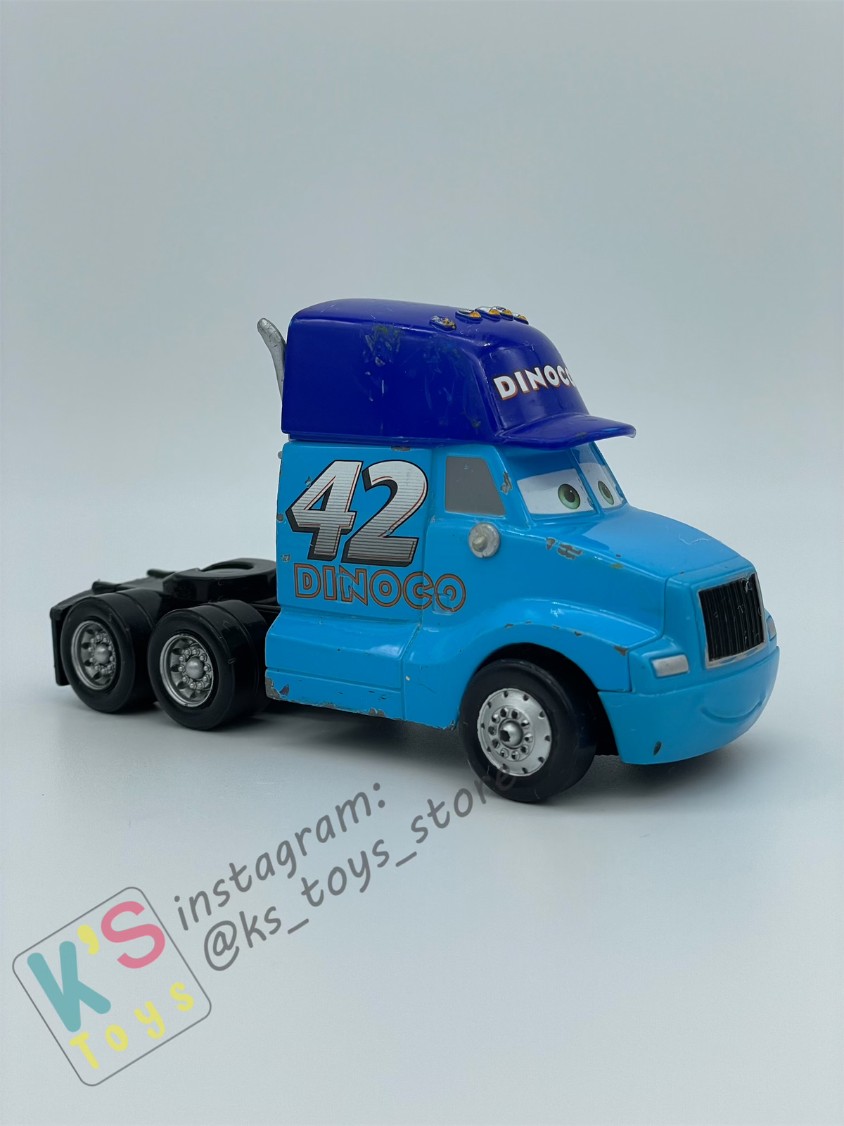 PRE-OWNED / LOOSE DISNEY PIXAR CARS - HAULENA FECHO (CAL WEATHERS' HAULER WITHOUT TRAILER) - PLAYED CONDITION