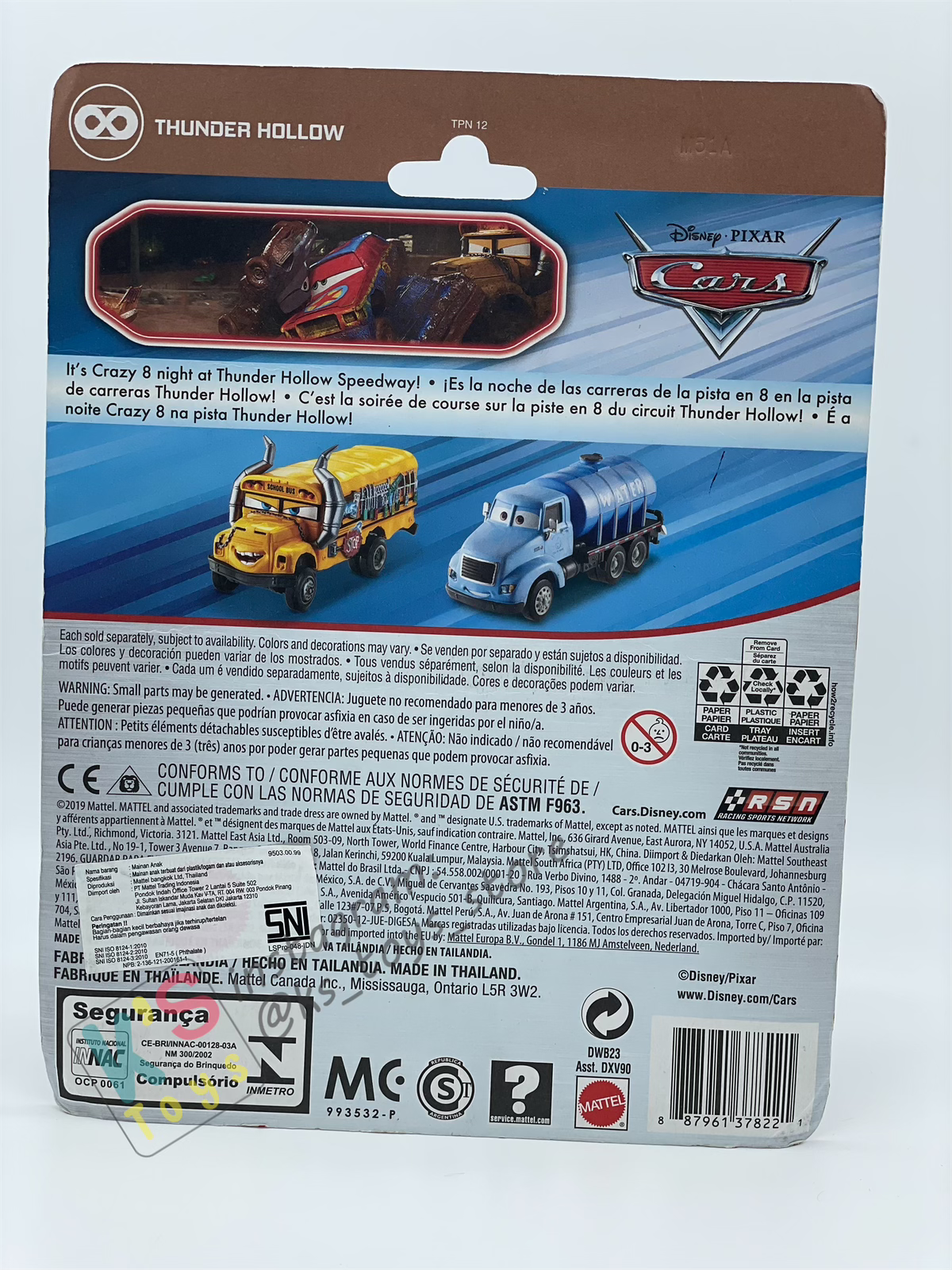 DELUXE DISNEY PIXAR CARS "MR. DRIPPY" THUNDER HOLLOWS SERIES - BNIP