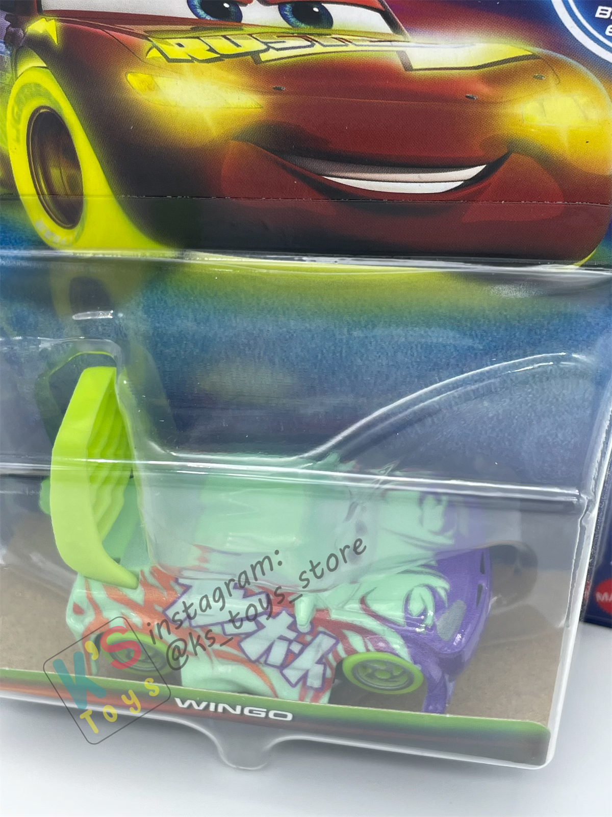 GLOW RACERS Disney Pixar Cars by MATTEL, WINGO - NEW RELEASE 2025 - BNIP