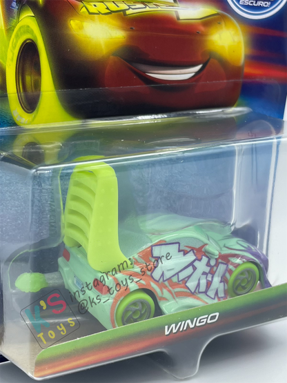 GLOW RACERS Disney Pixar Cars by MATTEL, WINGO - NEW RELEASE 2025 - BNIP