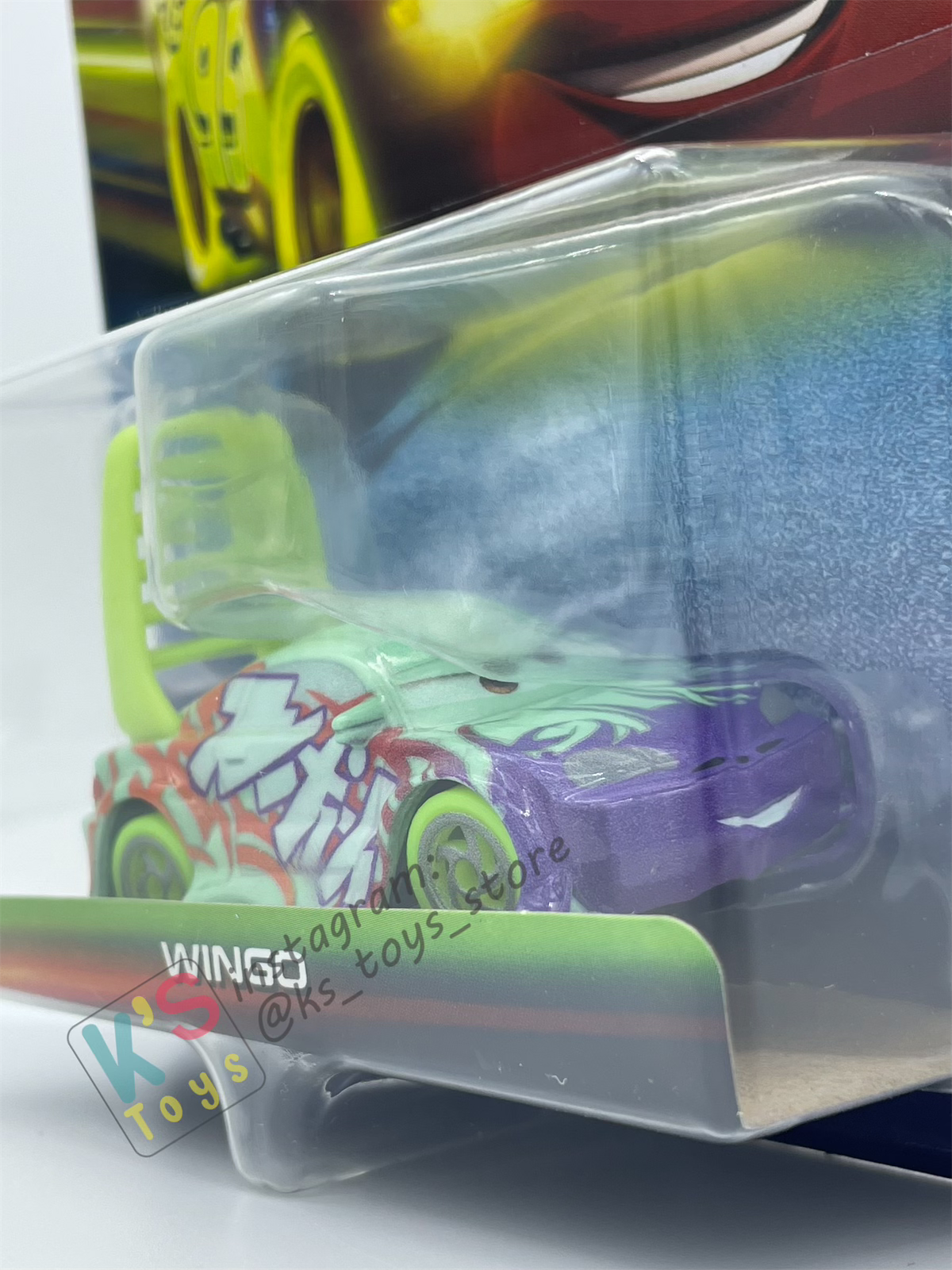 GLOW RACERS Disney Pixar Cars by MATTEL, WINGO - NEW RELEASE 2025 - BNIP