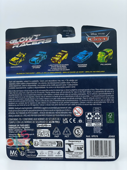 GLOW RACERS Disney Pixar Cars by MATTEL, WINGO - NEW RELEASE 2025 - BNIP