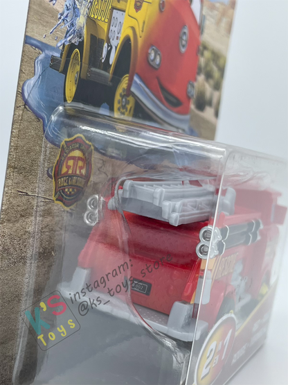 COLOR CHANGERS Disney Pixar Cars by MATTEL, RACE AND RESCUE RED (YELLOW / REED) - 2025 NEW RELEASE - BNIP