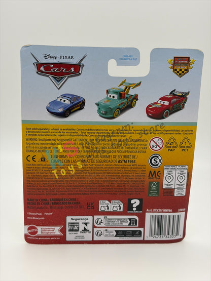 DISNEY PIXAR CARS BY MATTEL 1:55, "RACE TO CELEBRATE BOOST" - RACE TO CELEBRATE SERIES (2026 RE-RELEASED) - BNIP
