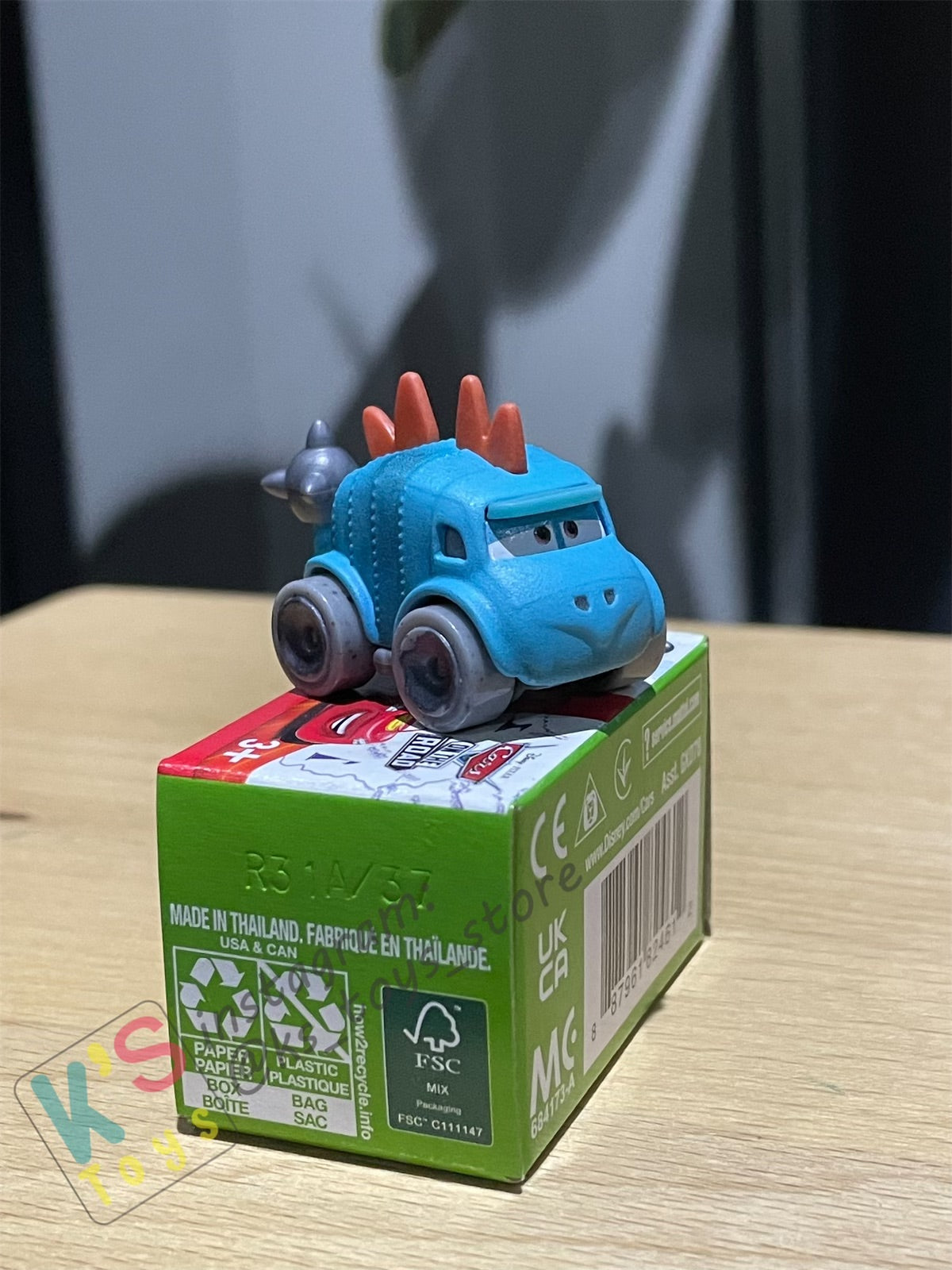 Mini Racers Pixar Disney Cars, 2022 Series 4 #37 ANKYLOASAURUS