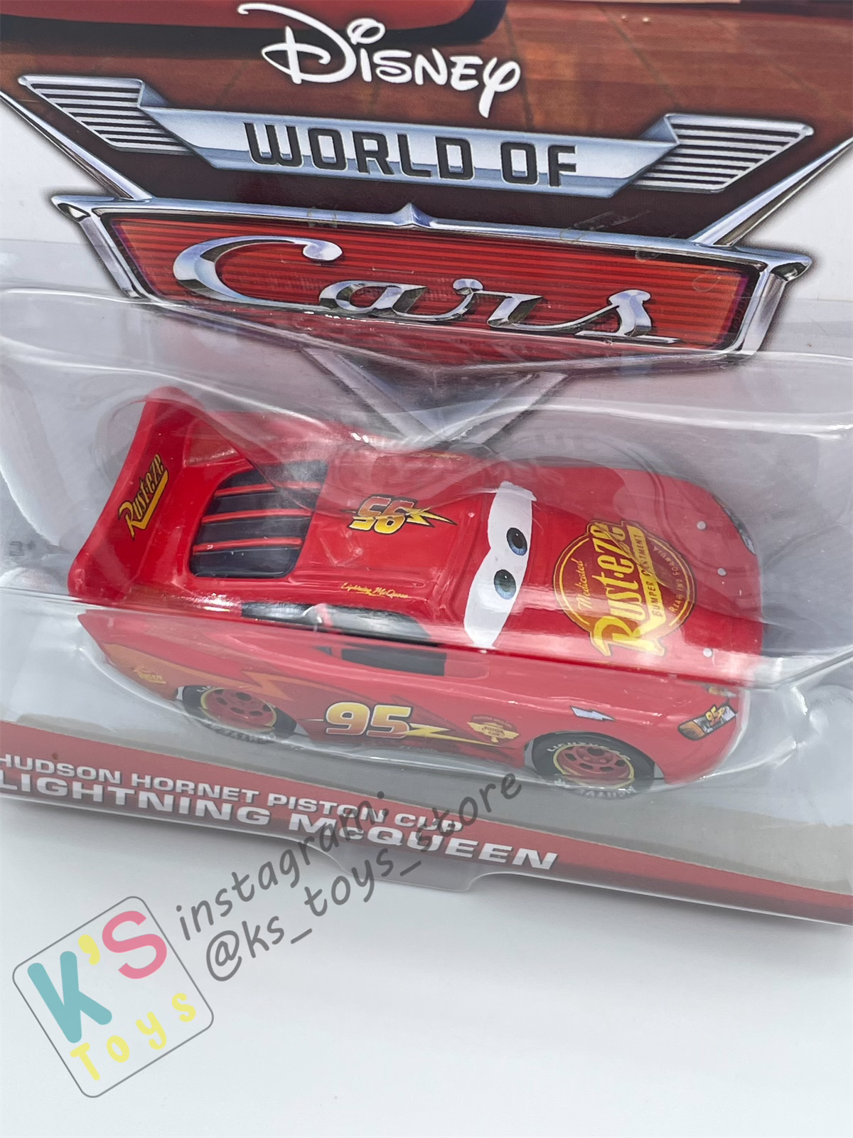 DISNEY PIXAR CARS BY MATTEL 1:55, HUDSON HORNET PISTON CUP LIGHTNING MCQUEEN - MEL DORADO SHOW SERIES - BNIP