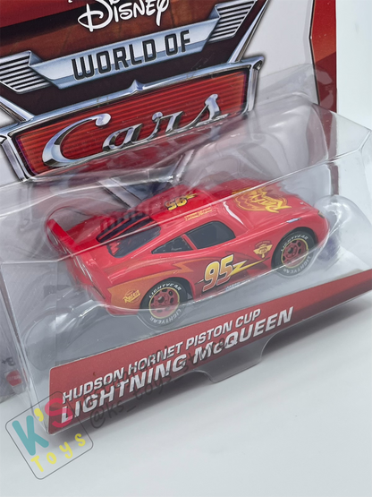 DISNEY PIXAR CARS BY MATTEL 1:55, HUDSON HORNET PISTON CUP LIGHTNING MCQUEEN - MEL DORADO SHOW SERIES - BNIP