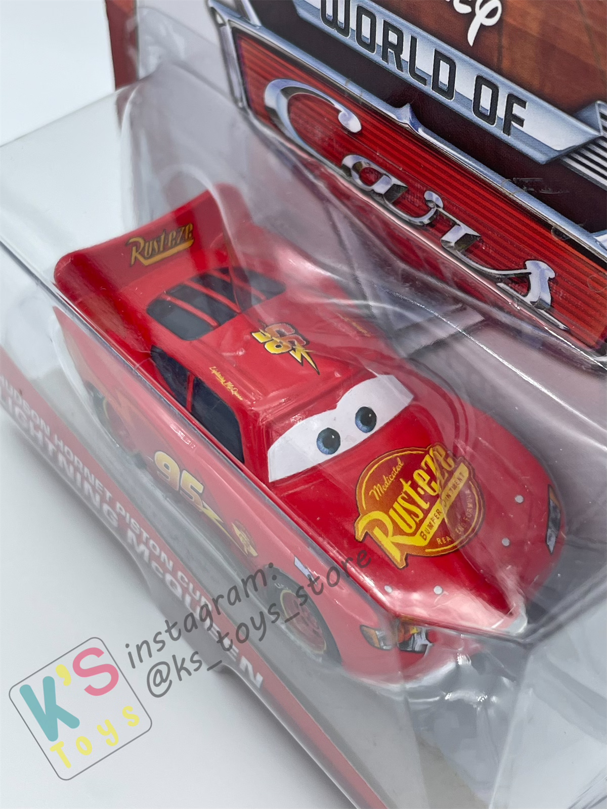 DISNEY PIXAR CARS BY MATTEL 1:55, HUDSON HORNET PISTON CUP LIGHTNING MCQUEEN - MEL DORADO SHOW SERIES - BNIP