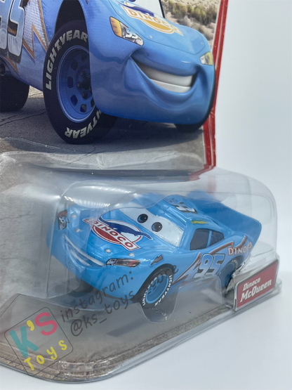 DISNEY PIXAR CARS BY MATTEL 1:55, DINOCO LIGHTNING MCQUEEN, FIRST RELEASED - BNIP