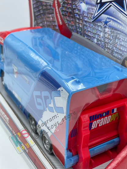 DISNEY PIXAR CARS BY MATTEL "ANDRE TRANSFORMING TRANSPORTER" STUNT RACERS SERIES - BNIP
