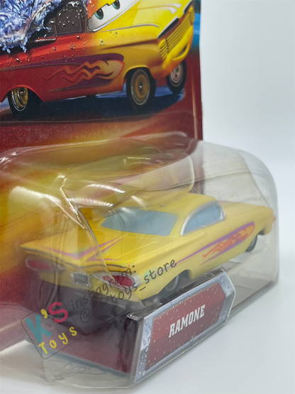 COLOR CHANGERS Disney Pixar Cars by MATTEL, RAMONE (RED/YELLOW) - 2 PAINT JOBS IN 1 - BNIP