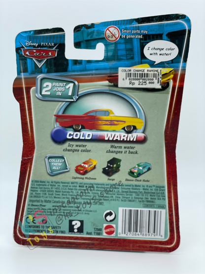 COLOR CHANGERS Disney Pixar Cars by MATTEL, RAMONE (RED/YELLOW) - 2 PAINT JOBS IN 1 - BNIP