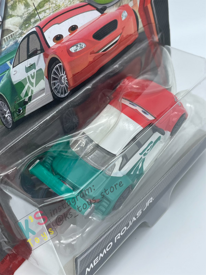 DISNEY PIXAR CARS BY MATTEL "MEMO ROJAS JR" SUPER CHASE CARS 2 SERIES - BNIP