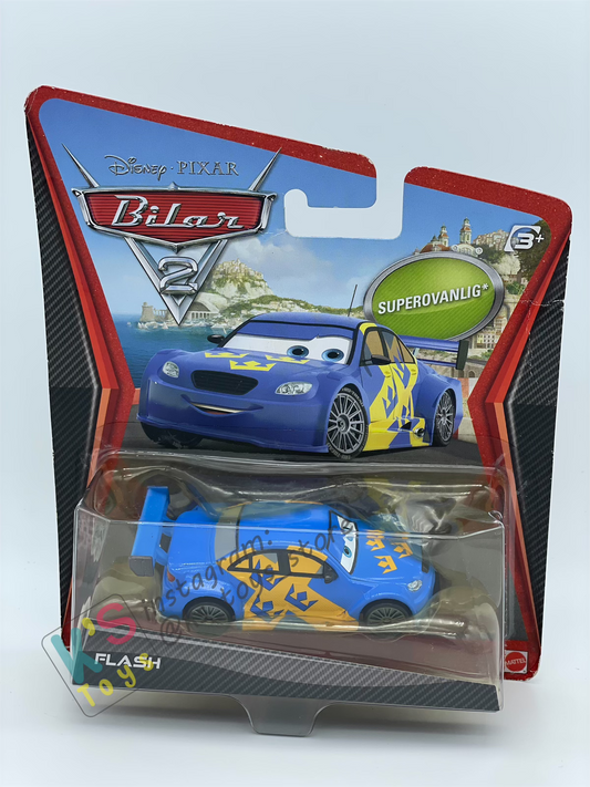DISNEY PIXAR CARS BY MATTEL "FLASH" CHASE CARS 2 SERIES - BNIP