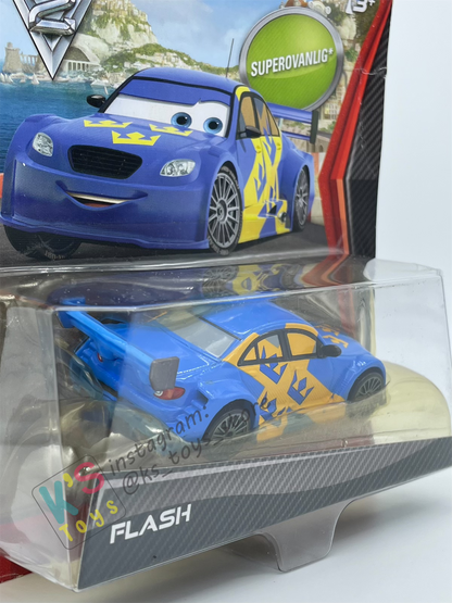 DISNEY PIXAR CARS BY MATTEL "FLASH" CHASE CARS 2 SERIES - BNIP