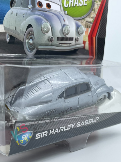 DISNEY PIXAR CARS BY MATTEL "SIR HARLEY GASSUP" CHASE CARS 2 SERIES - BNIP