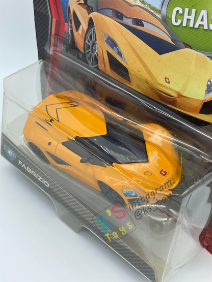 DISNEY PIXAR CARS BY MATTEL "FABRIZIO" CHASE CARS 2 SERIES - BNIP