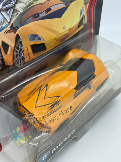 DISNEY PIXAR CARS BY MATTEL "FABRIZIO" CHASE CARS 2 SERIES - BNIP