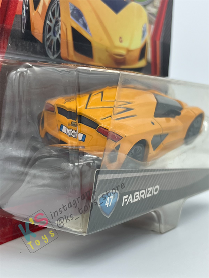 DISNEY PIXAR CARS BY MATTEL "FABRIZIO" CHASE CARS 2 SERIES - BNIP