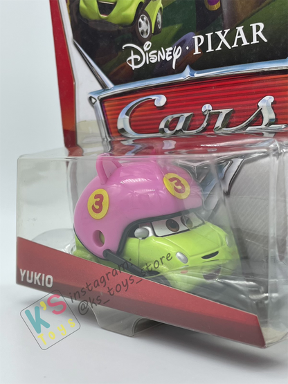 DISNEY PIXAR CARS BY MATTEL 1:55,YUKIO - SUPER CHASE SERIES - BNIP
