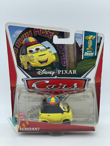 SUPER CHASE - RARE DISNEY PIXAR CARS "HIROAKI" CARS 2 - BNIP