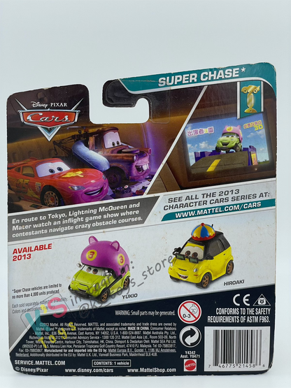 SUPER CHASE - RARE DISNEY PIXAR CARS "HIROAKI" CARS 2 - BNIP