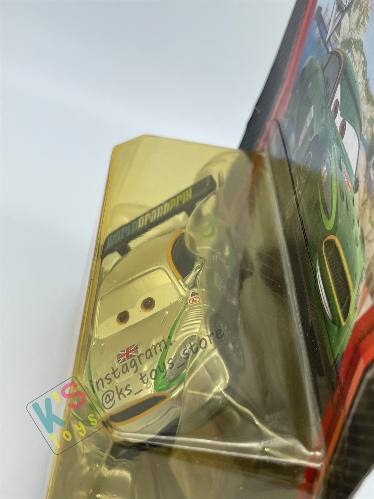 DISNEY PIXAR CARS BY MATTEL "NIGEL GEARSLEY WITH METALLIC FINISH" SPECIAL DECO KMART EXCLUSIVE SERIES - BNIP