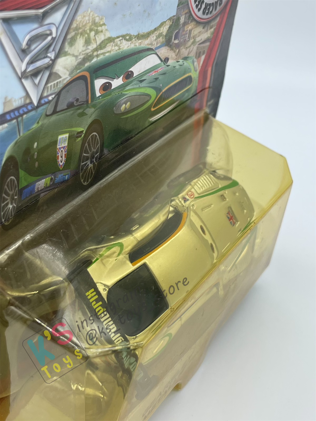 DISNEY PIXAR CARS BY MATTEL "NIGEL GEARSLEY WITH METALLIC FINISH" SPECIAL DECO KMART EXCLUSIVE SERIES - BNIP