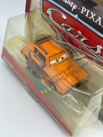 DISNEY PIXAR CARS BY MATTEL 1:55, GREM WITH WEAPON - AIRPORT ADVENTURE SERIES - BNIP