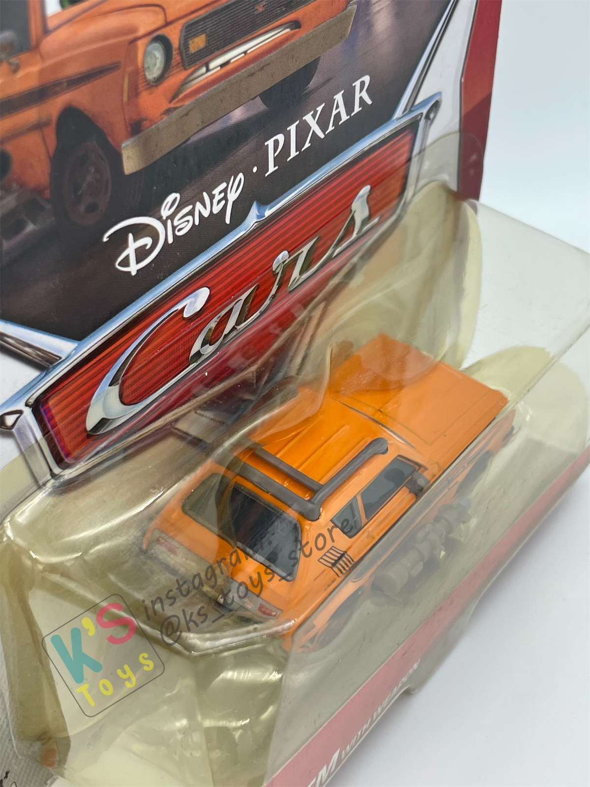 DISNEY PIXAR CARS BY MATTEL 1:55, GREM WITH WEAPON - AIRPORT ADVENTURE SERIES - BNIP