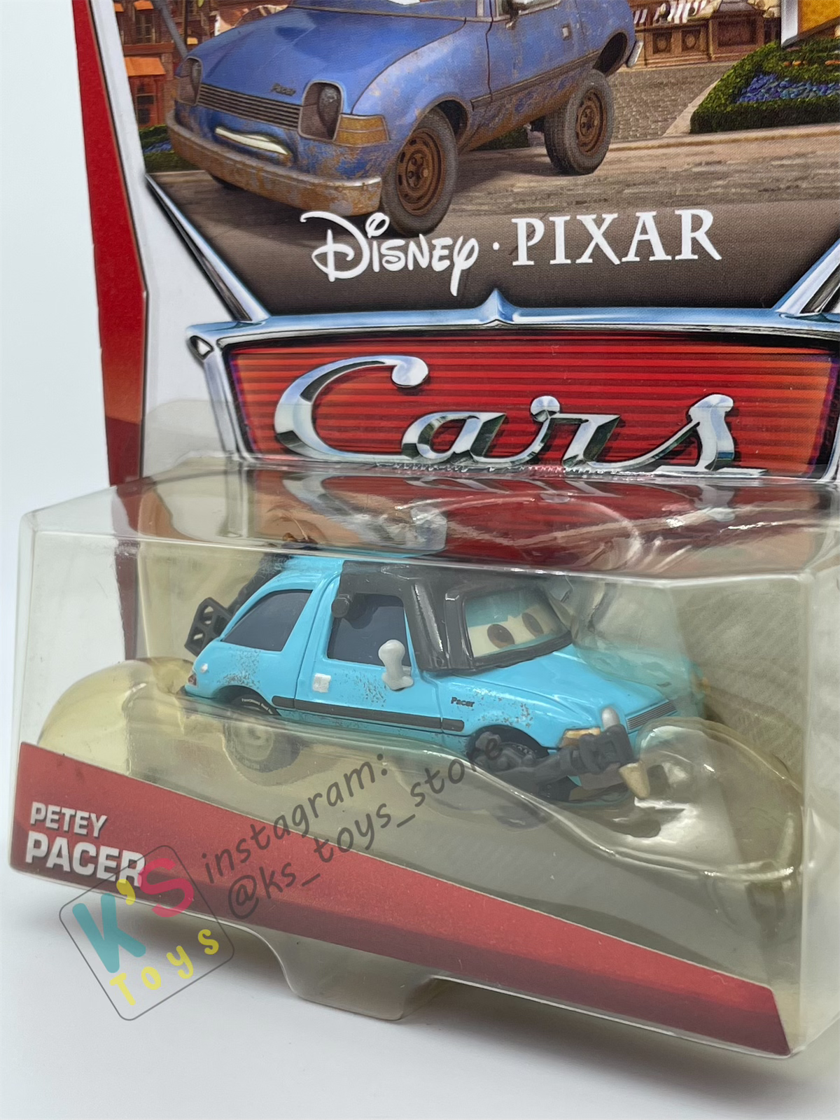 DISNEY PIXAR CARS BY MATTEL 1:55, PETEY PACER -LEMONS SERIES - BNIP