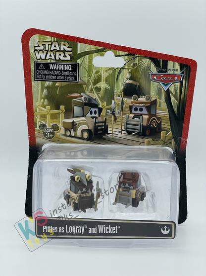 DISNEY PIXAR CARS BY MATTEL, COMPLETE SERIES OF 19 PCS STAR WARS DISNEY CARS EXCLUSIVE DISNEY PARKS  - BNIP
