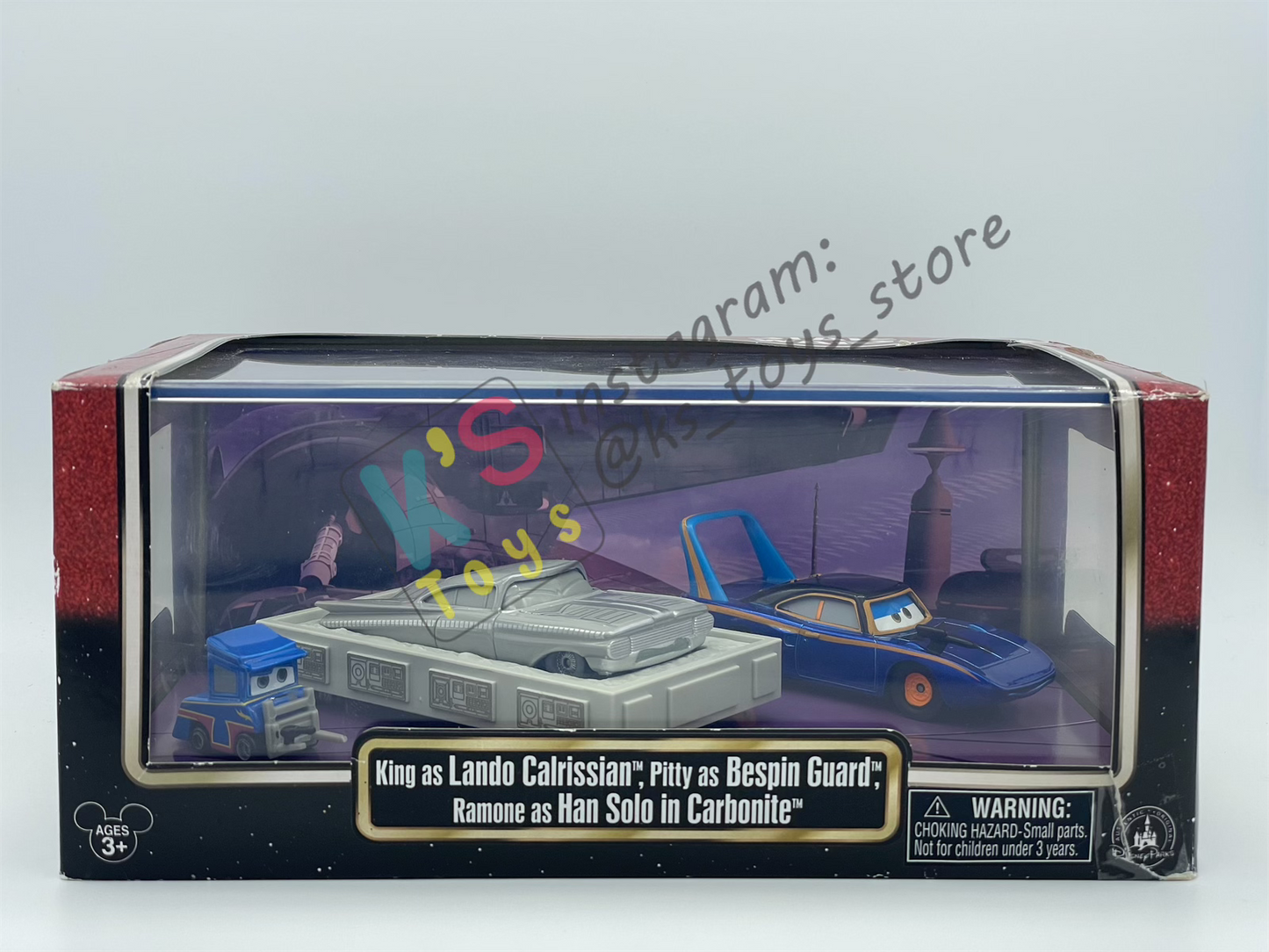 DISNEY PIXAR CARS BY MATTEL, COMPLETE SERIES OF 19 PCS STAR WARS DISNEY CARS EXCLUSIVE DISNEY PARKS  - BNIP