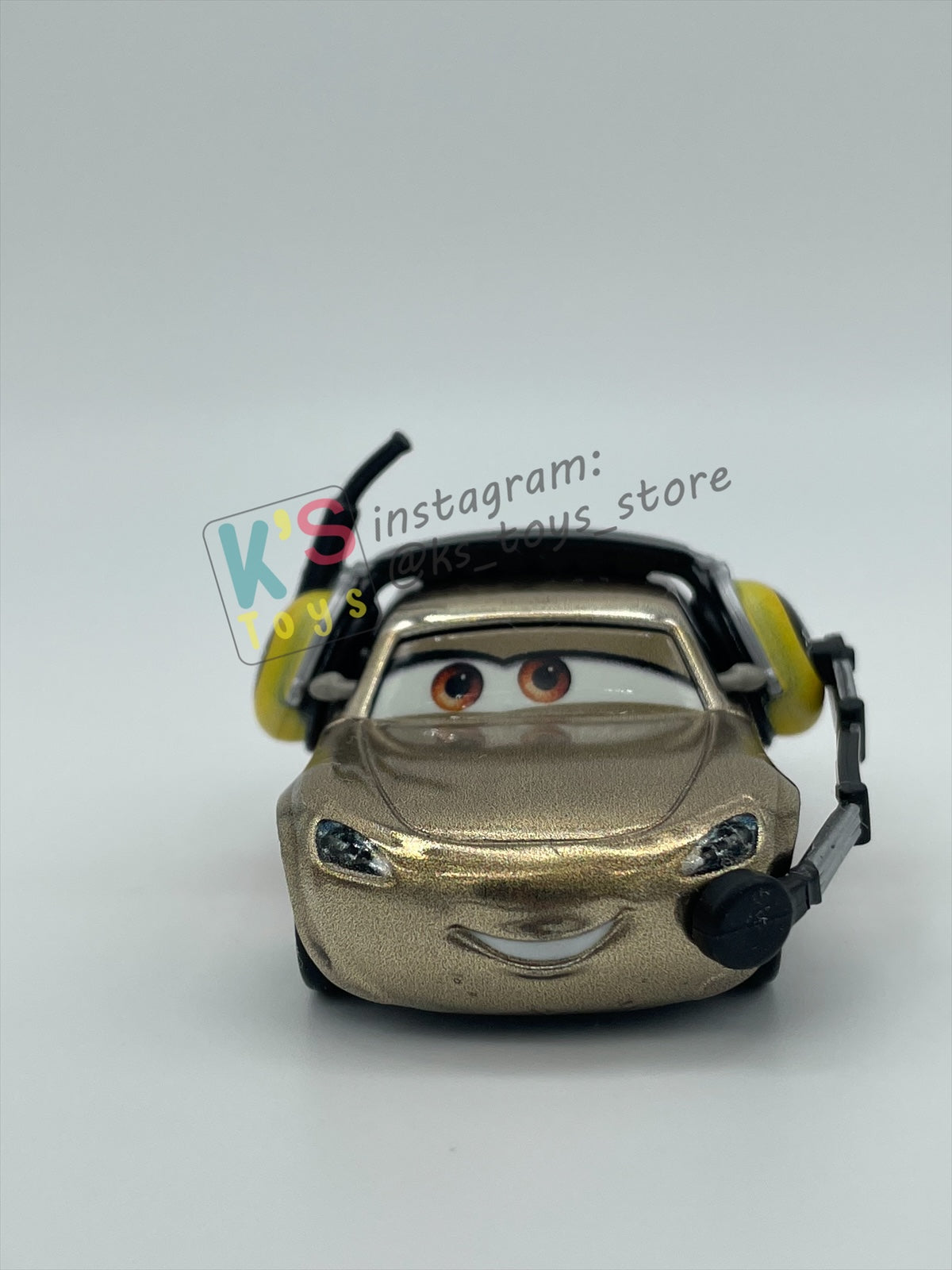 PRE-OWNED / LOOSE DISNEY PIXAR CARS BY MATTEL - "METALLIC SHANNON SPOKES" - CARS 3 SERIES - MINT/NEAR MINT CONDITION - READ DESCRIPTION!!!!!!!!!!!