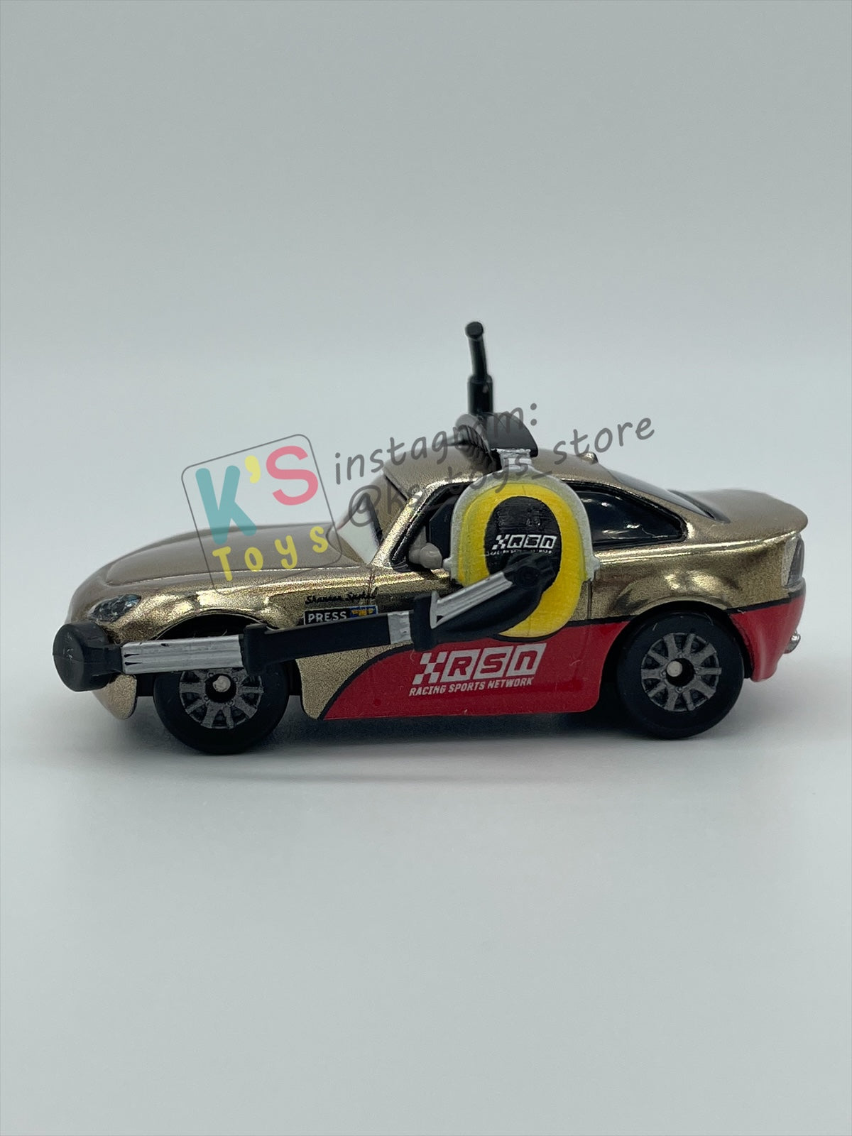 PRE-OWNED / LOOSE DISNEY PIXAR CARS BY MATTEL - "METALLIC SHANNON SPOKES" - CARS 3 SERIES - MINT/NEAR MINT CONDITION - READ DESCRIPTION!!!!!!!!!!!