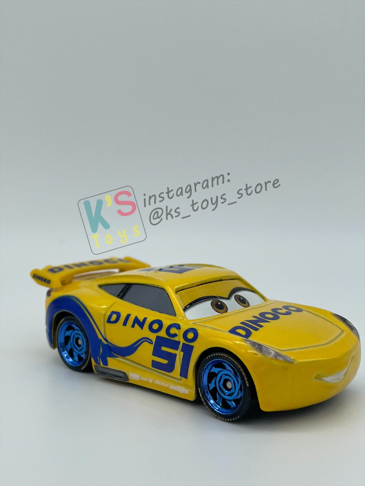 PRE-OWNED / LOOSE DISNEY PIXAR CARS BY MATTEL - "DINOCO CRUZ RAMIREZ" - CARS 3 SERIES - MINT/NEAR MINT CONDITION - READ DESCRIPTION!!!!!!!!!!!