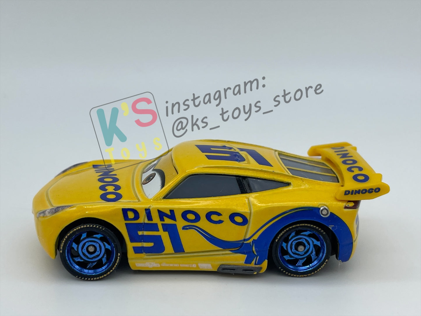 PRE-OWNED / LOOSE DISNEY PIXAR CARS BY MATTEL - "DINOCO CRUZ RAMIREZ" - CARS 3 SERIES - MINT/NEAR MINT CONDITION - READ DESCRIPTION!!!!!!!!!!!