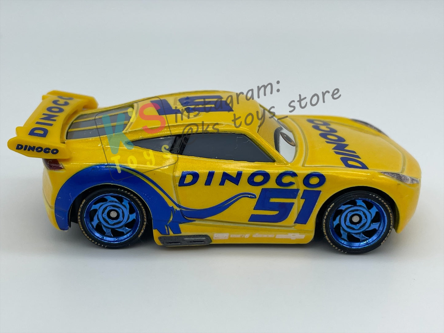 PRE-OWNED / LOOSE DISNEY PIXAR CARS BY MATTEL - "DINOCO CRUZ RAMIREZ" - CARS 3 SERIES - MINT/NEAR MINT CONDITION - READ DESCRIPTION!!!!!!!!!!!
