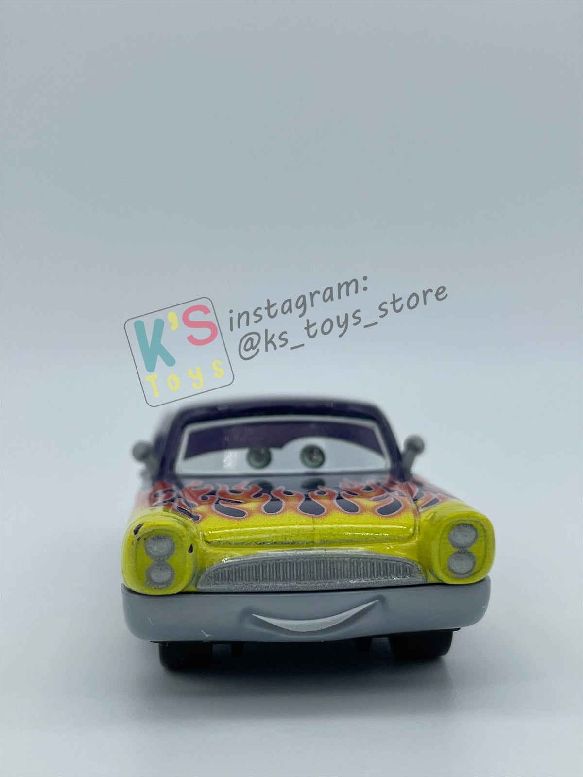 PRE-OWNED / LOOSE DISNEY PIXAR CARS BY MATTEL, "GRETA" - CARS SERIES - NEAR MINT CONDITION - READ DESCRIPTION!!!!!!!!!!!