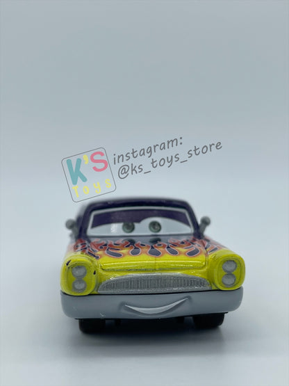 PRE-OWNED / LOOSE DISNEY PIXAR CARS BY MATTEL, "GRETA" - CARS SERIES - NEAR MINT CONDITION - READ DESCRIPTION!!!!!!!!!!!