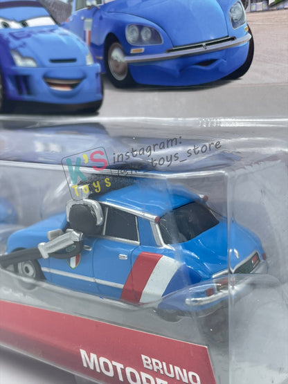 Disney Pixar Cars 1:55 2-Pack by Mattel, "RAOUL CAROULE & BRUNO MOTOREAU" - WGP CARS 2 - BNIP