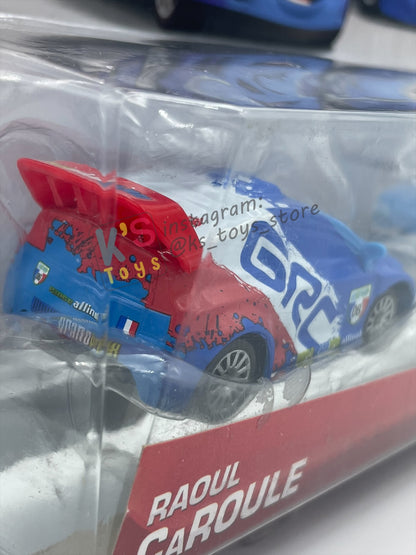 Disney Pixar Cars 1:55 2-Pack by Mattel, "RAOUL CAROULE & BRUNO MOTOREAU" - WGP CARS 2 - BNIP